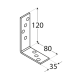 KB 2 Kątownik 120x80x35x4,0