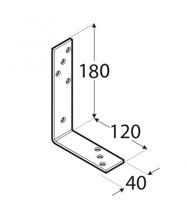 KB 3 Kątownik 180x120x40x5,0
