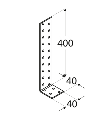 KK 3 Kątownik 40x400x40x2,0
