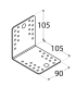 KL 5 Kątownik 105x105x90x2,5