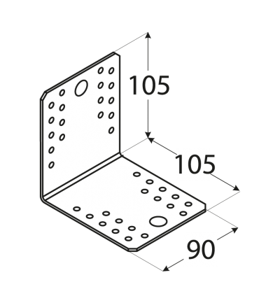 KL 5 Kątownik 105x105x90x2,5