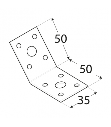 KLR 1 Kątownik 50x50x35x2,5