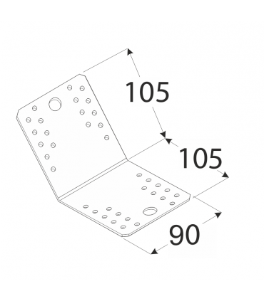 KLR 5 Kątownik 105x105x90x2,5