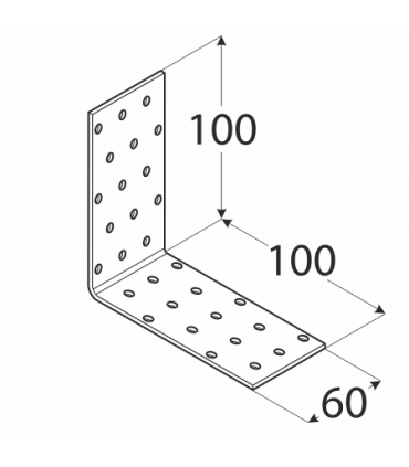 KM 11 Kątownik 100x100x60x2,0
