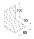 KM 12 Kątownik 100x100x80x2,0 