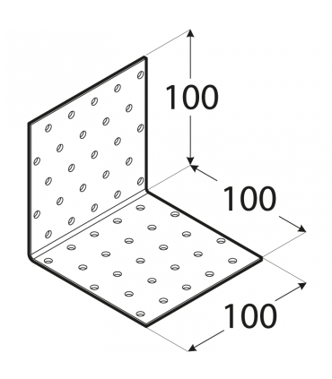 KM 13 Kątownik 100x100x100x2,0
