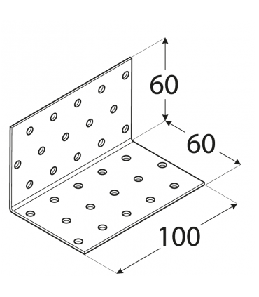 KM 6 Kątownik 60x60x100x2,0