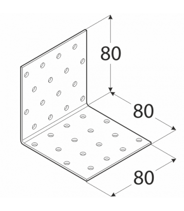 KM 9 Kątownik 80x80x80x2,0