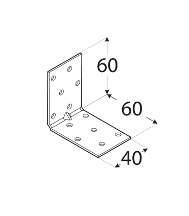 KMP 4 Kątownik 60x60x40x1,5