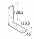KP 9 Kątownik z przetłoczeniem 128,5x128,5x45x2,5