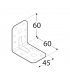 KPL 6 Kątownik z przetłoczeniem 60x60x45x2,0