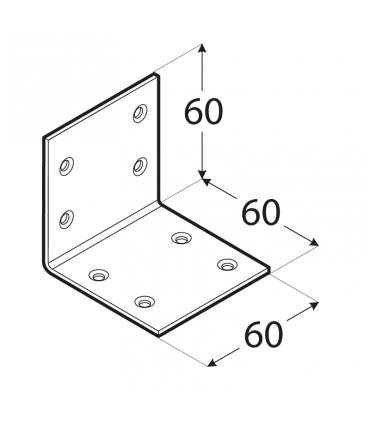 KS 3 Kątownik 60x60x60x2,0