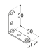 KW 3 Kątownik 50x50x17x2,0