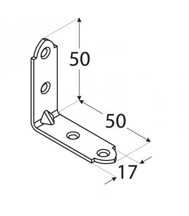 KW 50 Kątownik 50x50x15x1,5