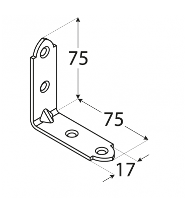 KW 60 Kątownik 60x60x15x1,5