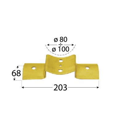 LBO 1 Łącznik 203x68x2,5