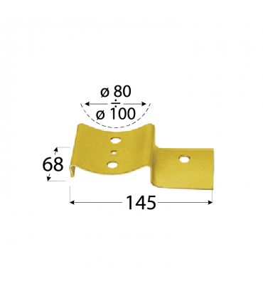 LBO 2 Łącznik 145x68x2,5