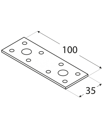 LP 1 Łącznik 100x35x2,5