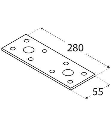 LP 4 Łącznik 280x55x2,5