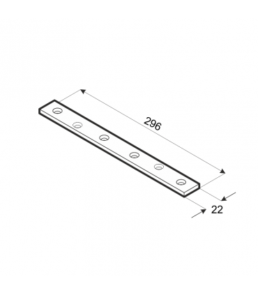 LW 300 Łącznik 296x22x2,0 