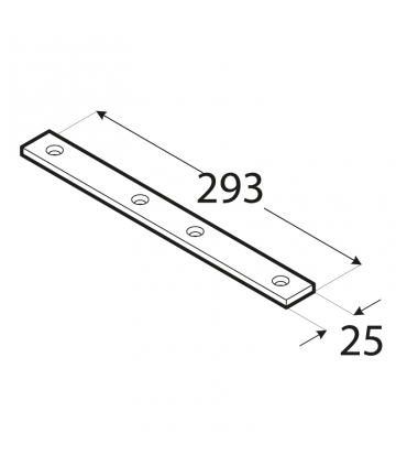 LW 7 Łącznik 293x25x5,0