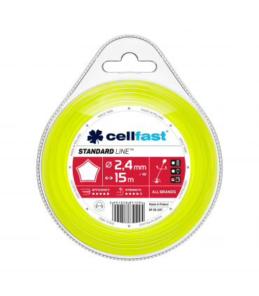 ŻYŁKA TNĄCA STANDARD GWIAZDKA 2,4x15mb