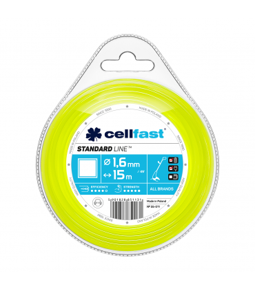 ŻYŁKA TNĄCA STANDARD KWADRAT 1,6x15mb