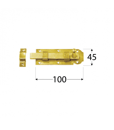 W 100 Zasuwka 100x45x6,0
