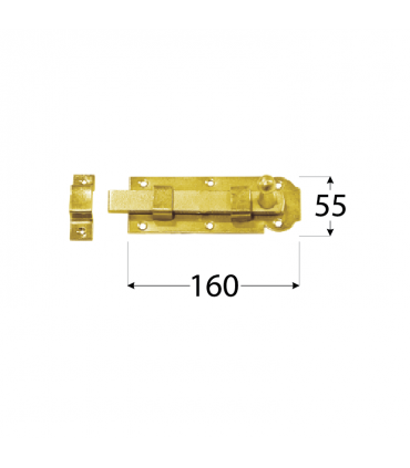 W 160 Zasuwka 160x55x5,0