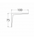 WS 100 Wspornik BI 100x75