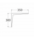 WS 350 Wspornik BI 350x300