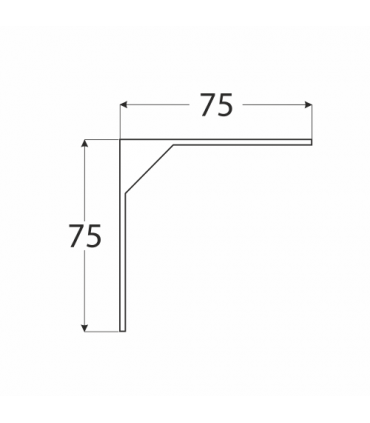 WSM 75 Wspornik BI 75x75
