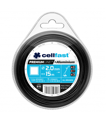 ŻYŁKA TNĄCA PREMIUM KWADRAT 2,0x15mb