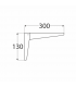 WSN 300 Wspornik BI 300x130
