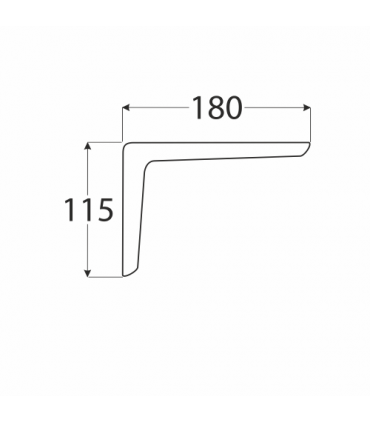 WSPP 180 Wspornik BI 180x115x35
