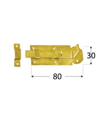 WZP 80 Zasuwka 80x30x3,0