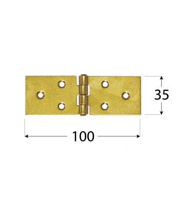 Z 100/35 Zawias 100x35x1,5