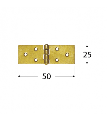 Z 50/25 Zawias 50x25x1,5