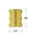 ZO 80 Zawias ZNZ 80x63x1,5