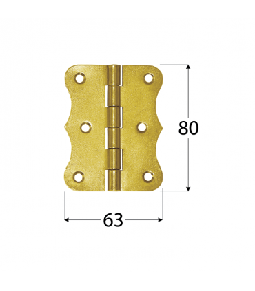 ZO 80 Zawias ZNZ 80x63x1,5
