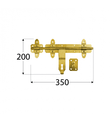 ZS 25 Zawias 25x24x1,0 /10szt. worek
