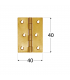 ZS 40 Zawias 40x40x1,0
