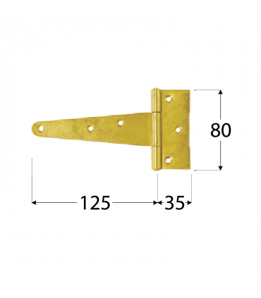 ZT 125 Zawias 125x35x80x2,0