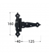 ZTO 125 Zawias C 125x40x160x2,5