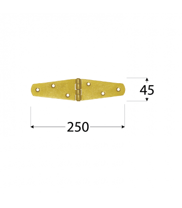 ZTS 250 Zawias 250x45x2,0
