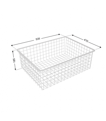 RWL 185 Kosz druciany Quick and Easy 535x410x185