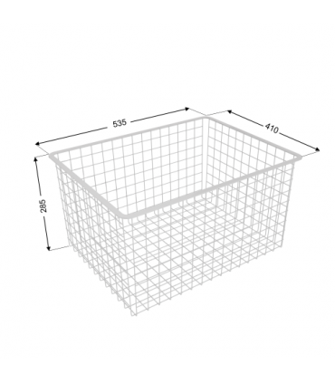 RWL 285 Kosz druciany Quick and Easy 535x410x285