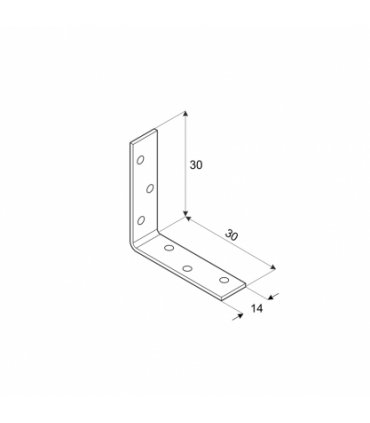 KW 30 Kątownik 30x30x14x1,5
