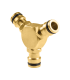 BRASS ŁĄCZNIK TRÓJNIK