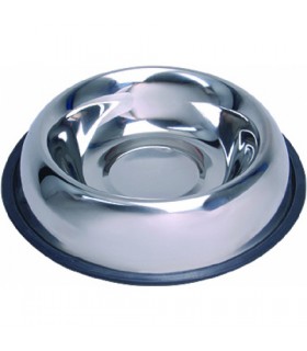 Miska 0.25 l.metalowa na gumie